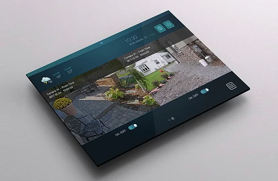 Smart Home Control user interface design