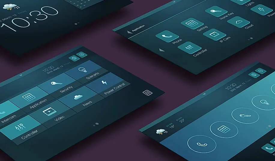 Smart Home Control user interface design